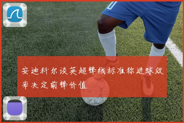 安迪科尔谈英超锋线标准称进球效率决定前锋价值